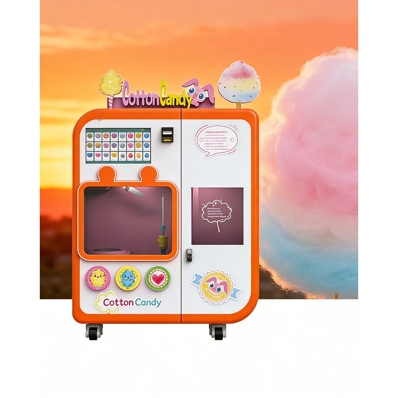 Arcade Vending & Laundry - Fully Automatic Cotton Candy Vending Machine