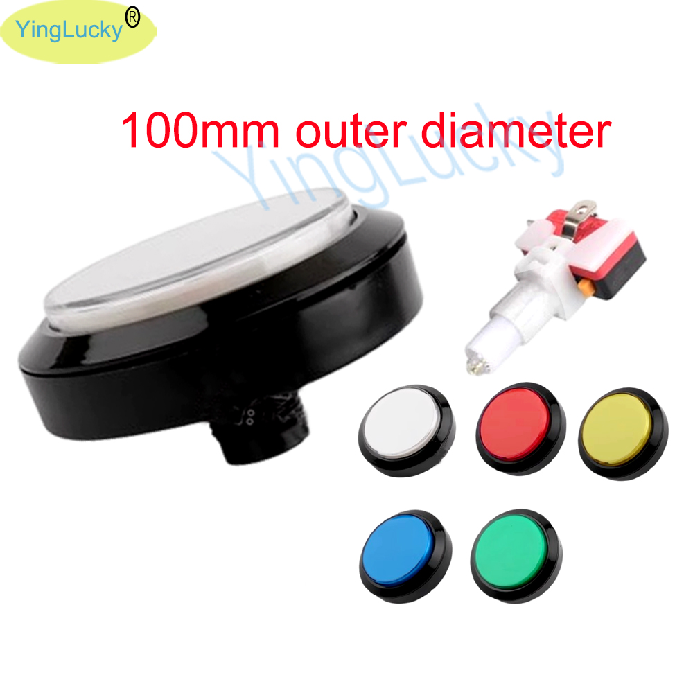 12V Arcade LED Button 100mm Pl - Arcade Vibes review and price